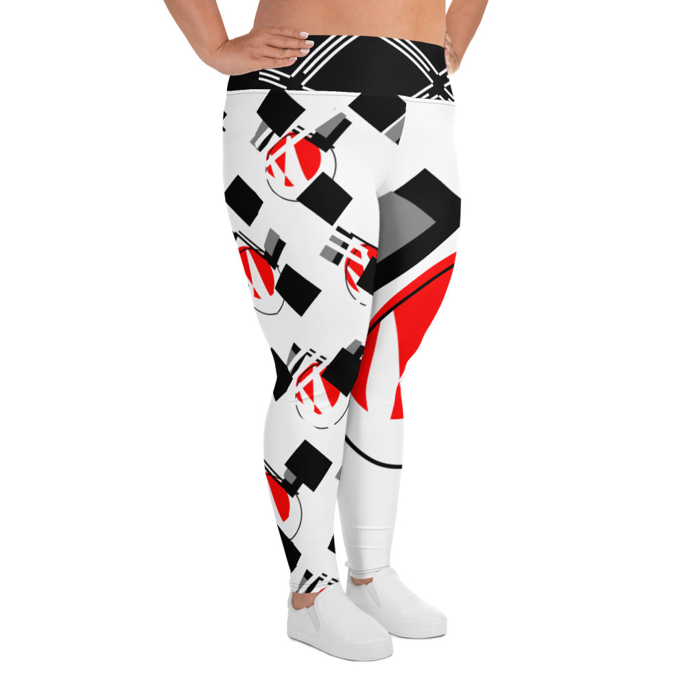 Origen Destination |On-Arrival Point of Origen Symbol-inspired Women’s White Leggings