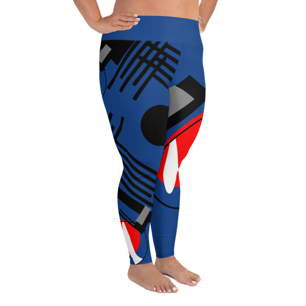 Origen Destination | On-Arrival Point Symbol-inspired Full-figured Women's Leggings