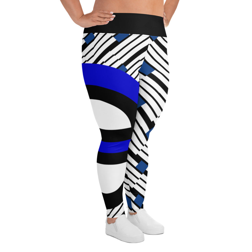 Origen Destination |On-Arrival Point of Origen Blu-light  Full-figured Leggings