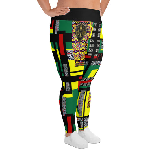 Origen Destination |On-Arrival Point of Origen African Symbol-inspired Women's Leggings