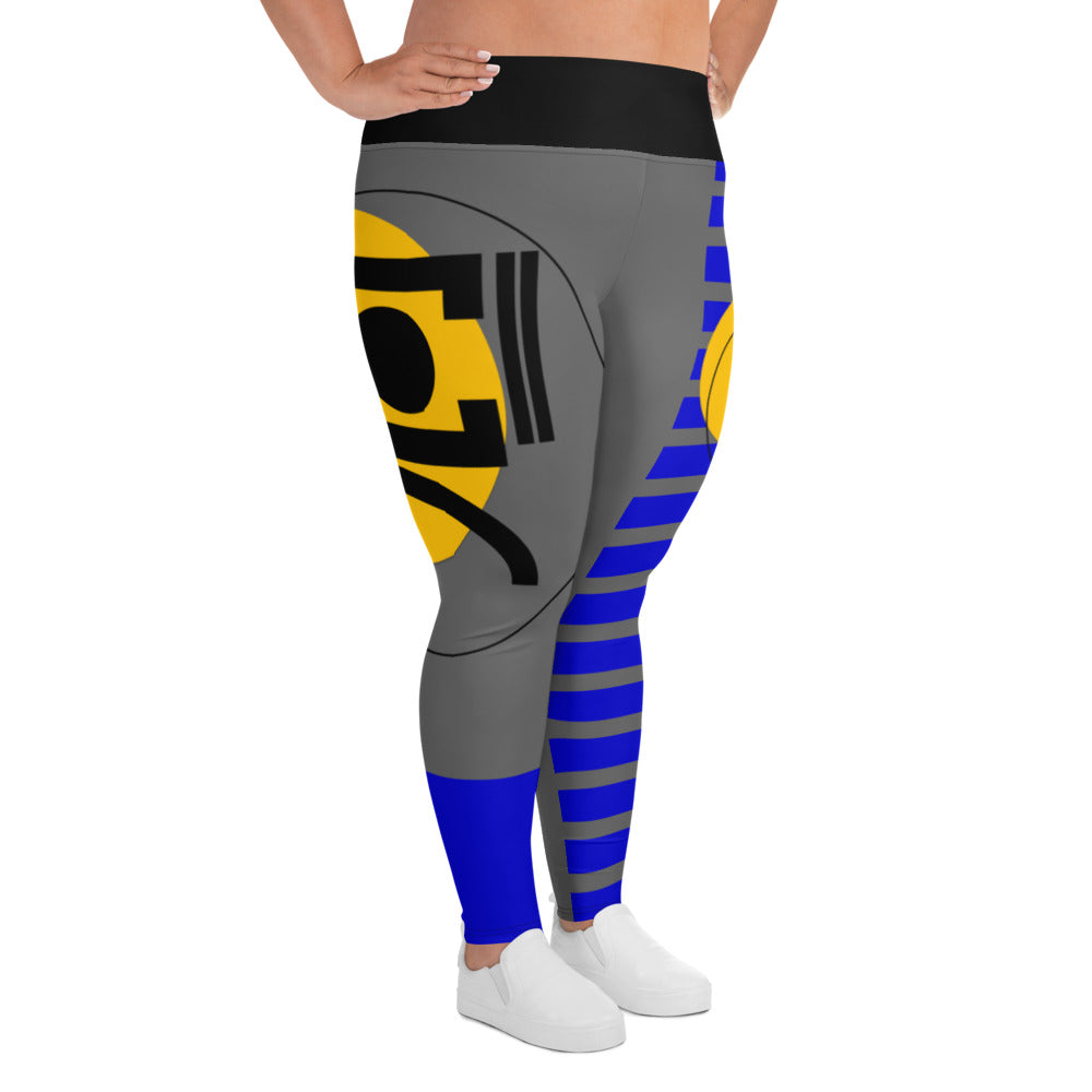 Origen Destination |On-Arrival Pont of Origen Signature  Women's Full-figured Grey/Blue Leggings