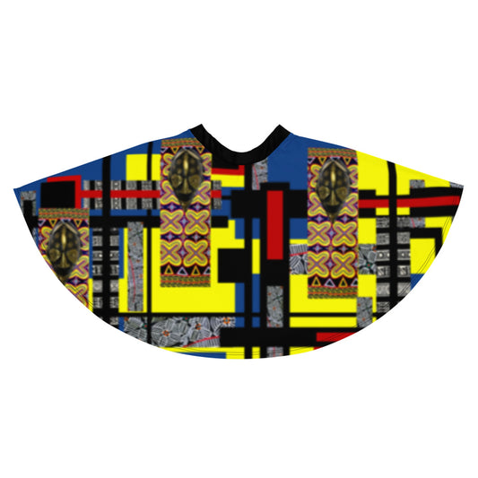 Origen Destination |On-Arrival Point of Origen African Symbol-inspired Flare Skirt