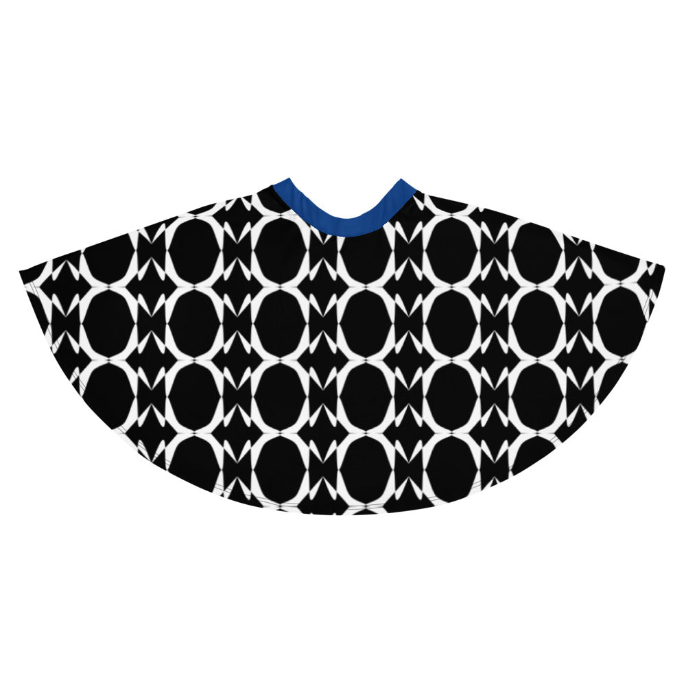 Origen Destination |On-Arrival Point of Origen Symbol-inspired Blue Flare Skirt Cover
