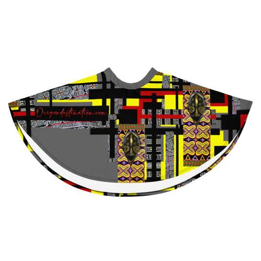 Origen Destination |On-Arrival Point of Origen African Symbol-inspired Flare Skirt
