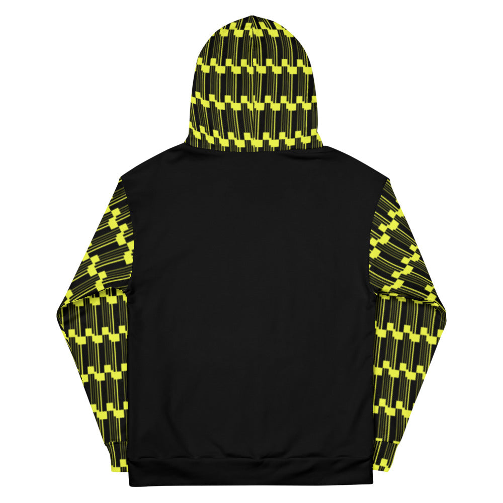Origen Destination |On-Arrival Point of Origen Symbol-inspired Gray/Yellow Unisex Hoodie