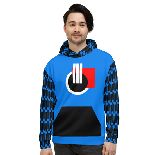Origen Destination |On-Arrival Point of Origen Symbol-inspired Turquoise Unisex Hoodie