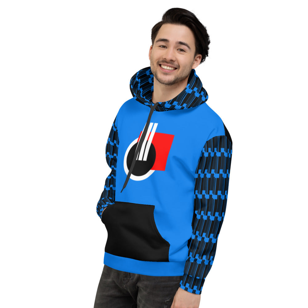 Origen Destination |On-Arrival Point of Origen Symbol-inspired Turquoise Unisex Hoodie