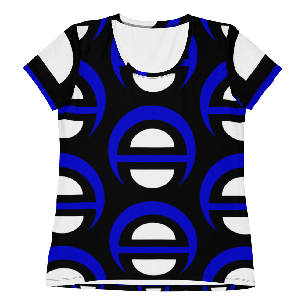Origen Destination |On-Arrival Point of Origen Blu-light Women's Athletic T-shirt