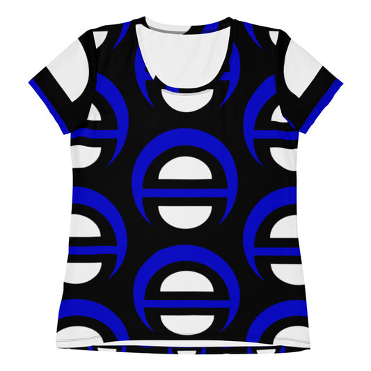 Origen Destination |On-Arrival Point of Origen Blu-light Women's  Athletic T-shirt