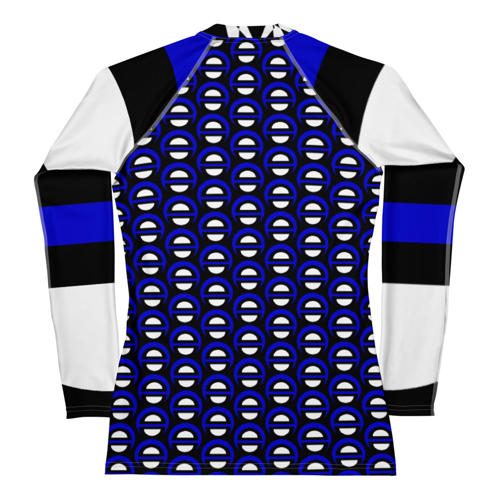 Origen Destination |On-Arrival Point of Origen Blu-light Women's Rash Guard