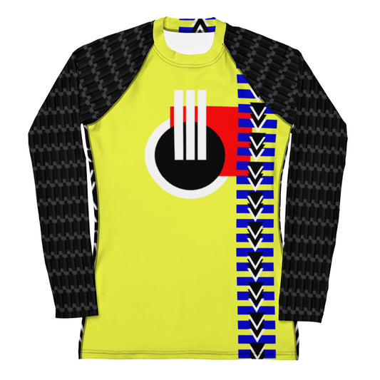 Origen Destination |On-Arrival Point of Origen Women's Yellow Symbol-inspired Rash Guard