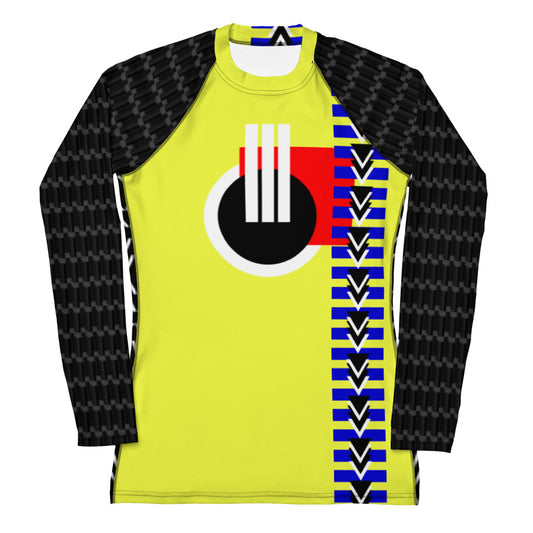 Origen Destination |On-Arrival Point of Origen Women's Yellow Symbol-inspired Rash Guard