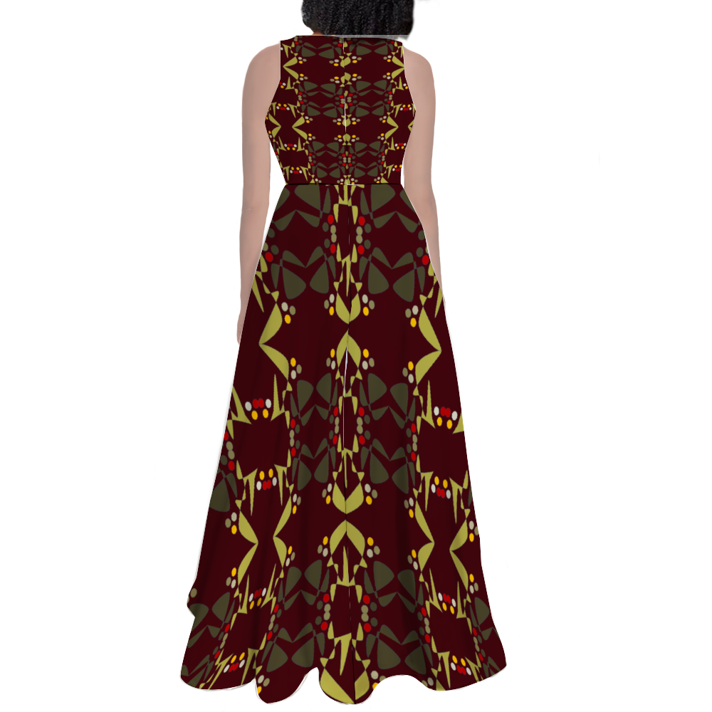 Origen Destination Custom Sleeveless Classic Maxi Dress