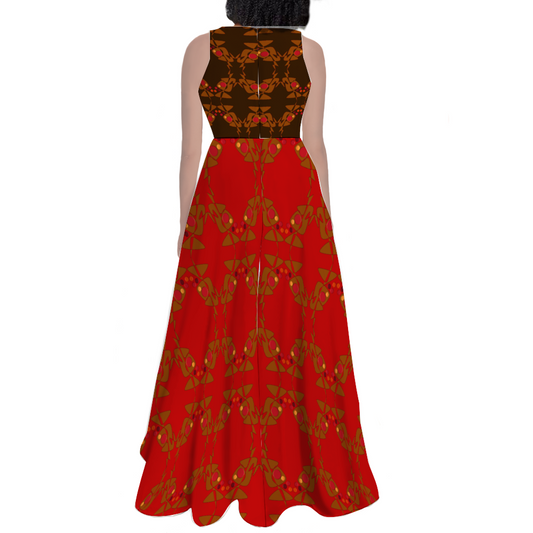 Origen Destination Sleeveless Classic Maxi Dress