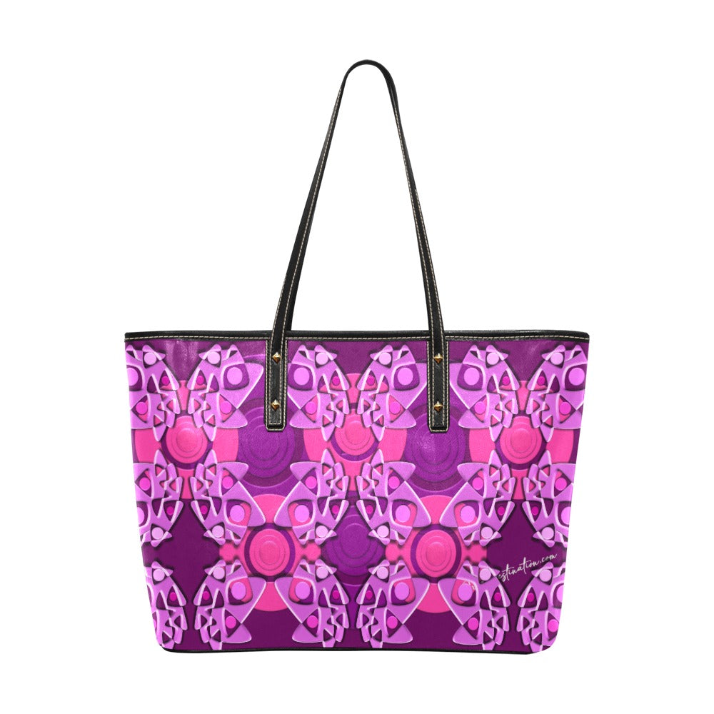 Origen Destination Women's Blu-Hue Rivet-strap Large Tote Bag