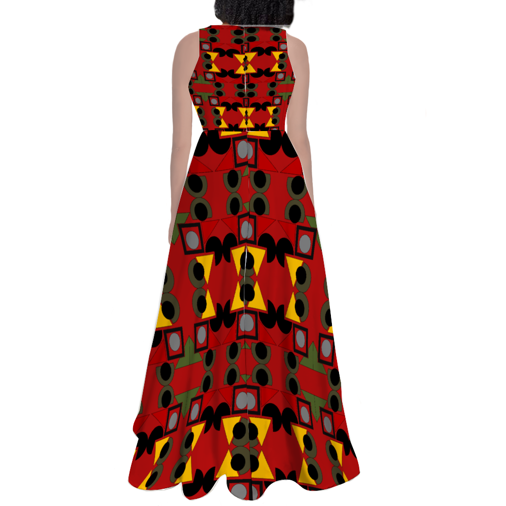 Origen Destination Custom Sleeveless Classic Maxi Dress