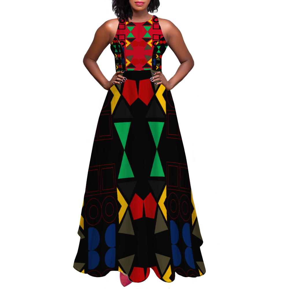 Origen Destination Custom Sleeveless Classic Maxi Dress