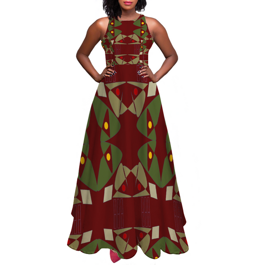 Origen Destination Custom Sleeveless Classic Maxi Dress