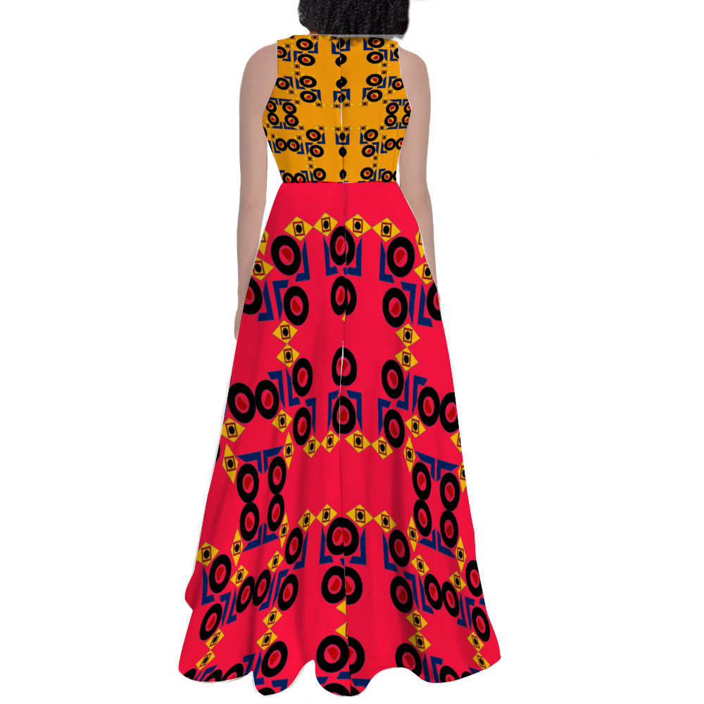 Origen Destination Custom Sleeveless Classic Maxi Dress