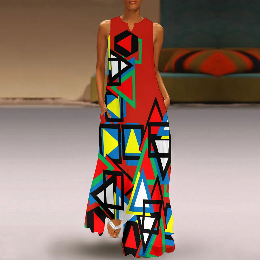 Origen Destination Women's Sleeveless Ankle-length Dress