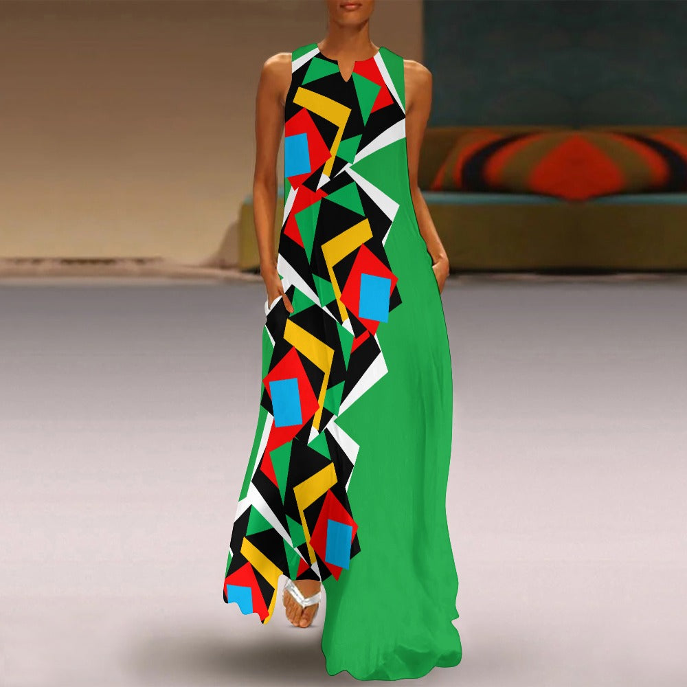 Origen Destination Women's Sleeveless Ankle-length Dress