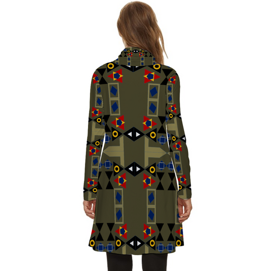 Origen Destination Women's Casual Loose Turtleneck Fall Dress/Top