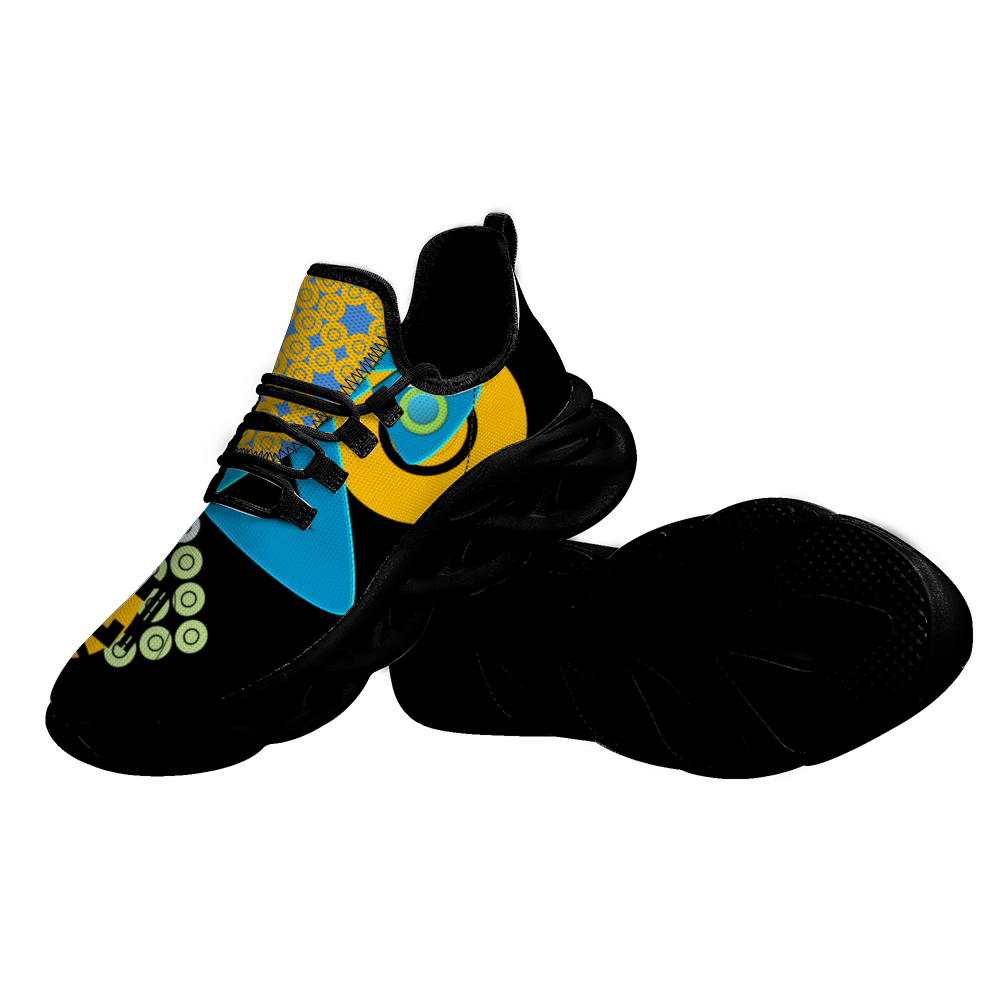 Origen Destination Signature Women's Breathable Non-Slip Casual Running Shoes (Canary/Turq)