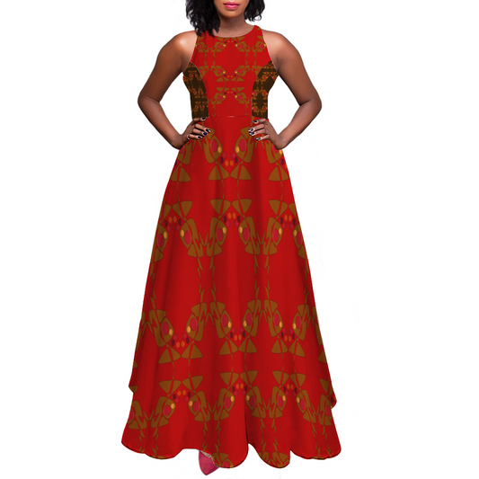 Origen Destination Sleeveless Classic Maxi Dress