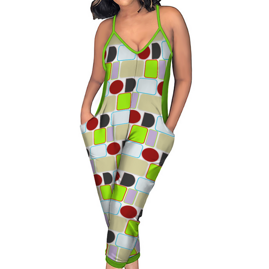 OD Women's Jumpsuit Stylish Rompers PattLme