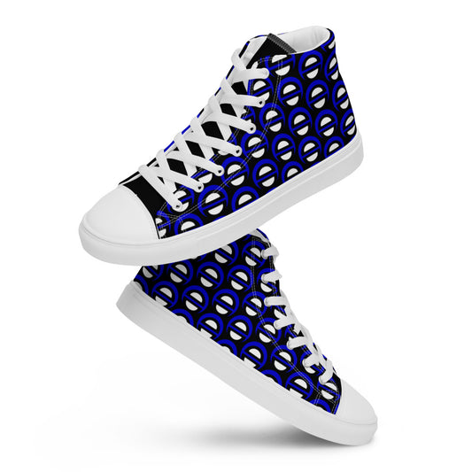 Origen Destination |On-Arrival Point of Origen Men's Blu-Light high top canvas shoes