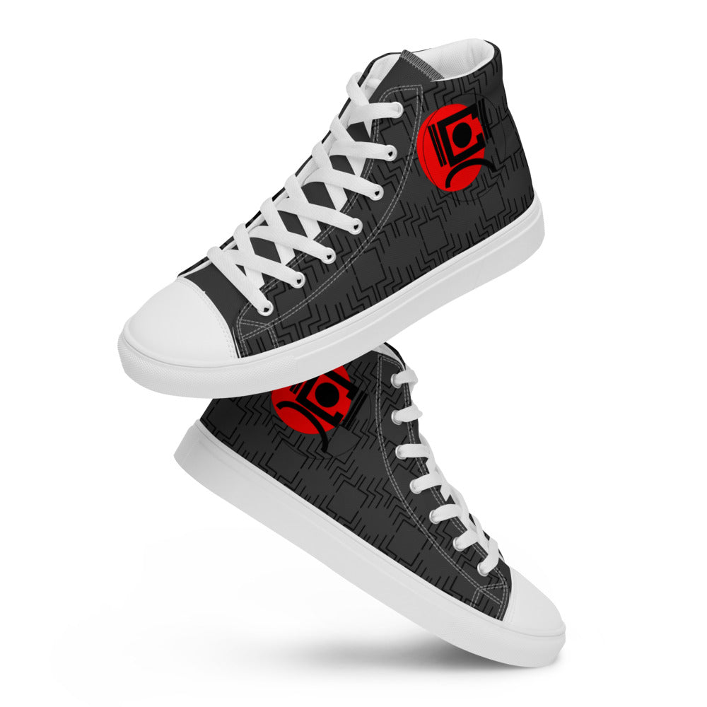 Origen Destination |On-Arrival Point of Origen Signature Men’s high top canvas shoes