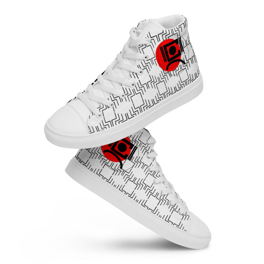 Origen Destination |On-Arrival Point of Origen Signature  Men’s high top canvas shoes