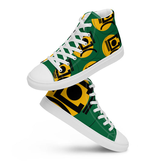 Origen Destination |On-Arrival Point of Origen Signature  Men’s high top canvas shoes