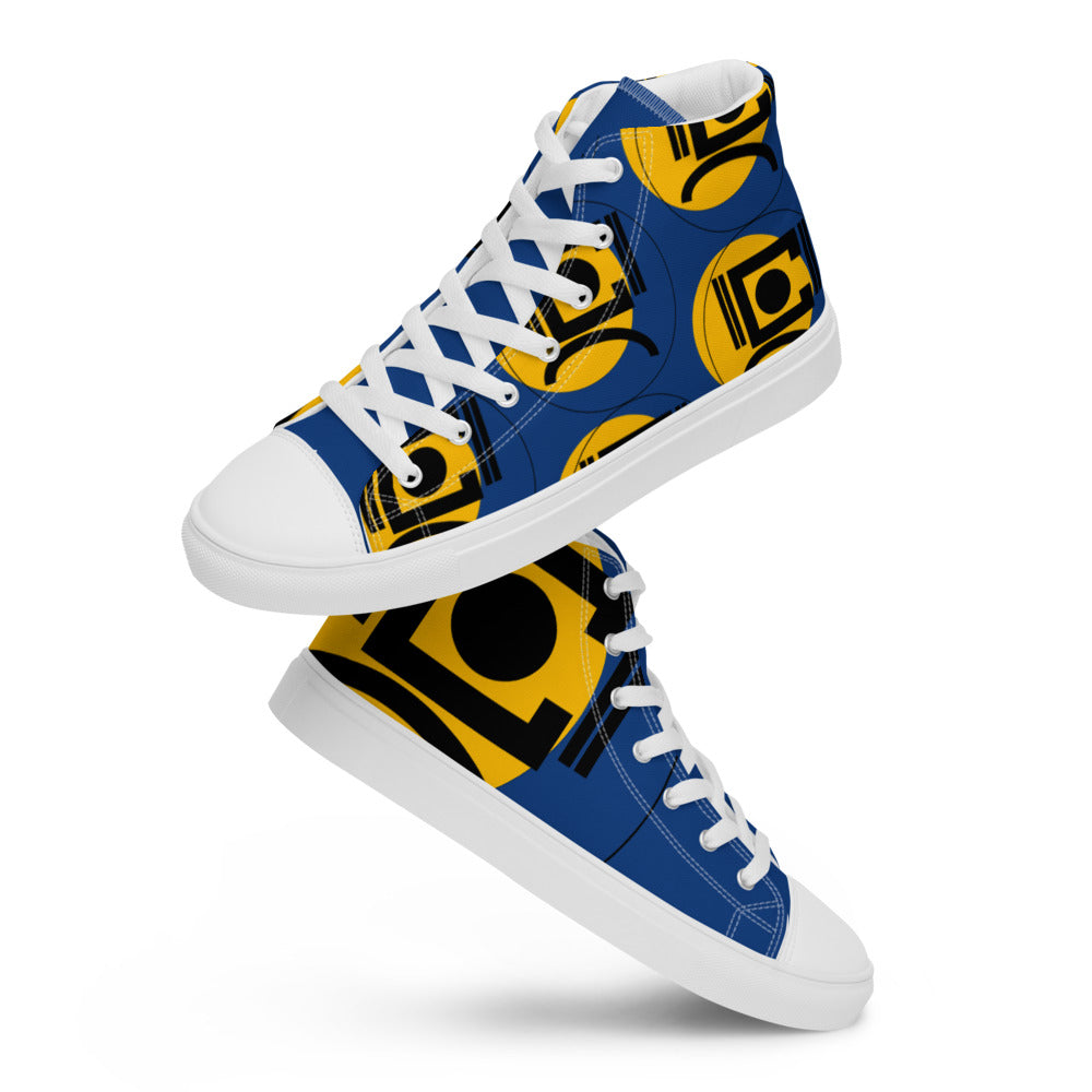 Origen Destination |On-Arrival Point of Origen Signature Men’s high top canvas shoes