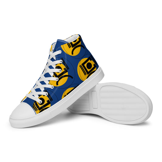 Origen Destination |On-Arrival Point of Origen Men’s Signature  high top canvas shoes
