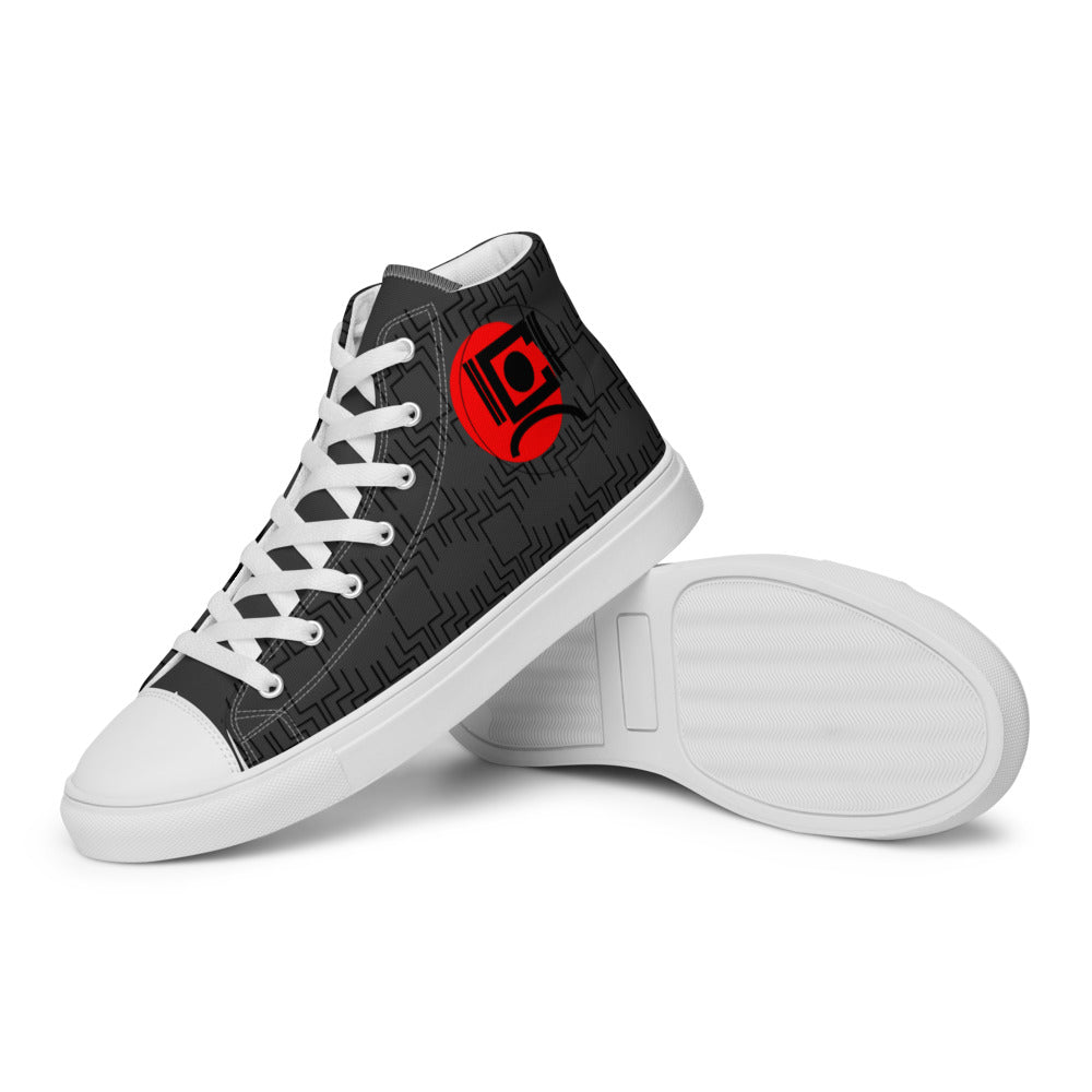 Origen Destination |On-Arrival Point of Origen Signature Men’s high top canvas shoes