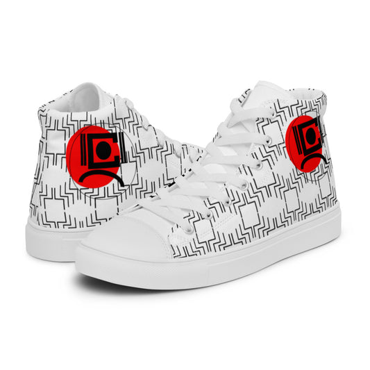 Origen Destination |On-Arrival Point of Origen Signature  Men’s high top canvas shoes