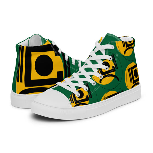 Origen Destination |On-Arrival Point of Origen Signature  Men’s high top canvas shoes