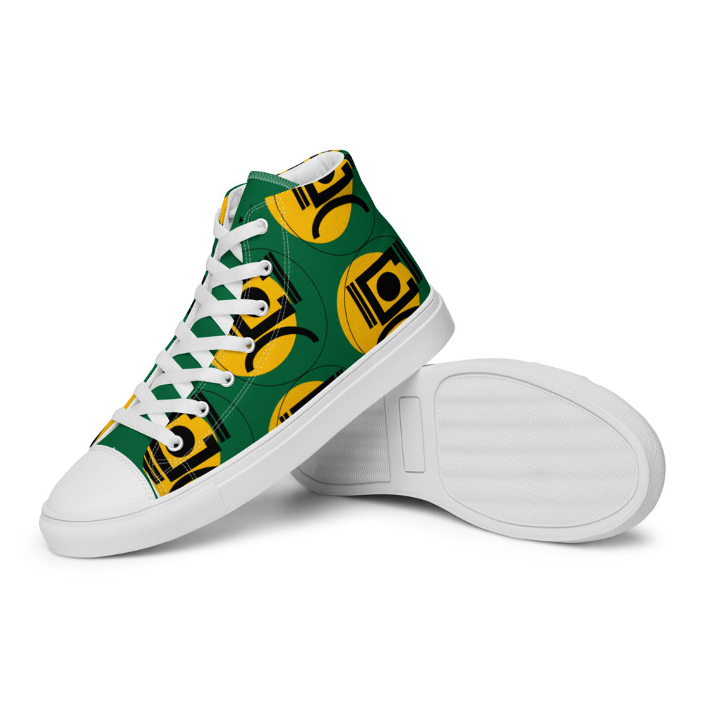 Origen Destination |On-Arrival Point of Origen Signature Men’s high top canvas shoes