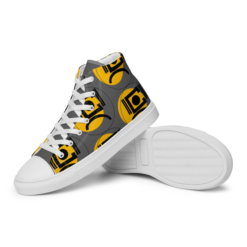 Origen Destination |On-Arrival Point of Origen Signature Men’s high top canvas shoes