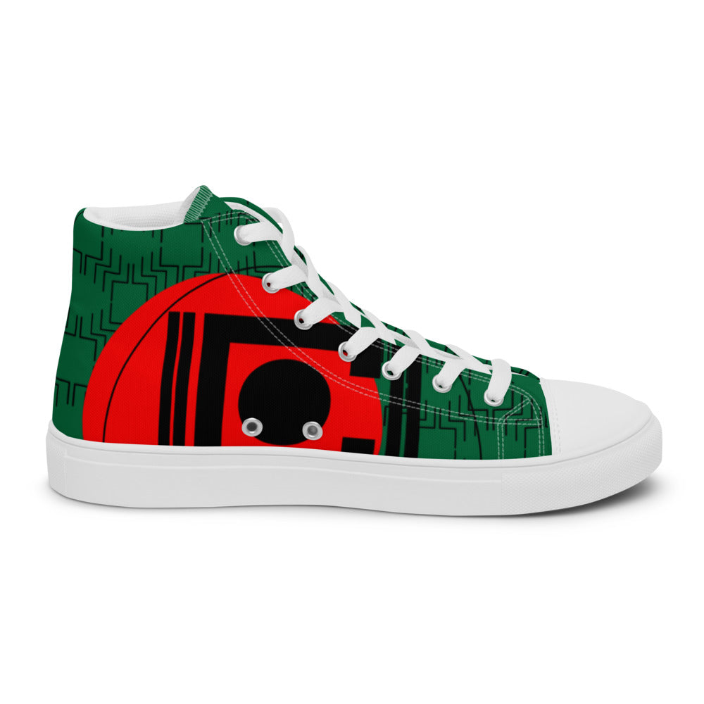 Origen Destination |On-Arrival Point of Origen Men’s Signature high top canvas shoes