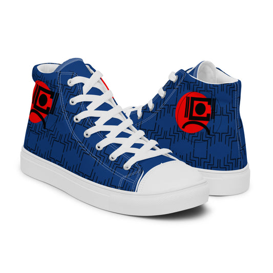 Origen Destination |On-Arrival Point of Origen Men’s Signature high top canvas shoes
