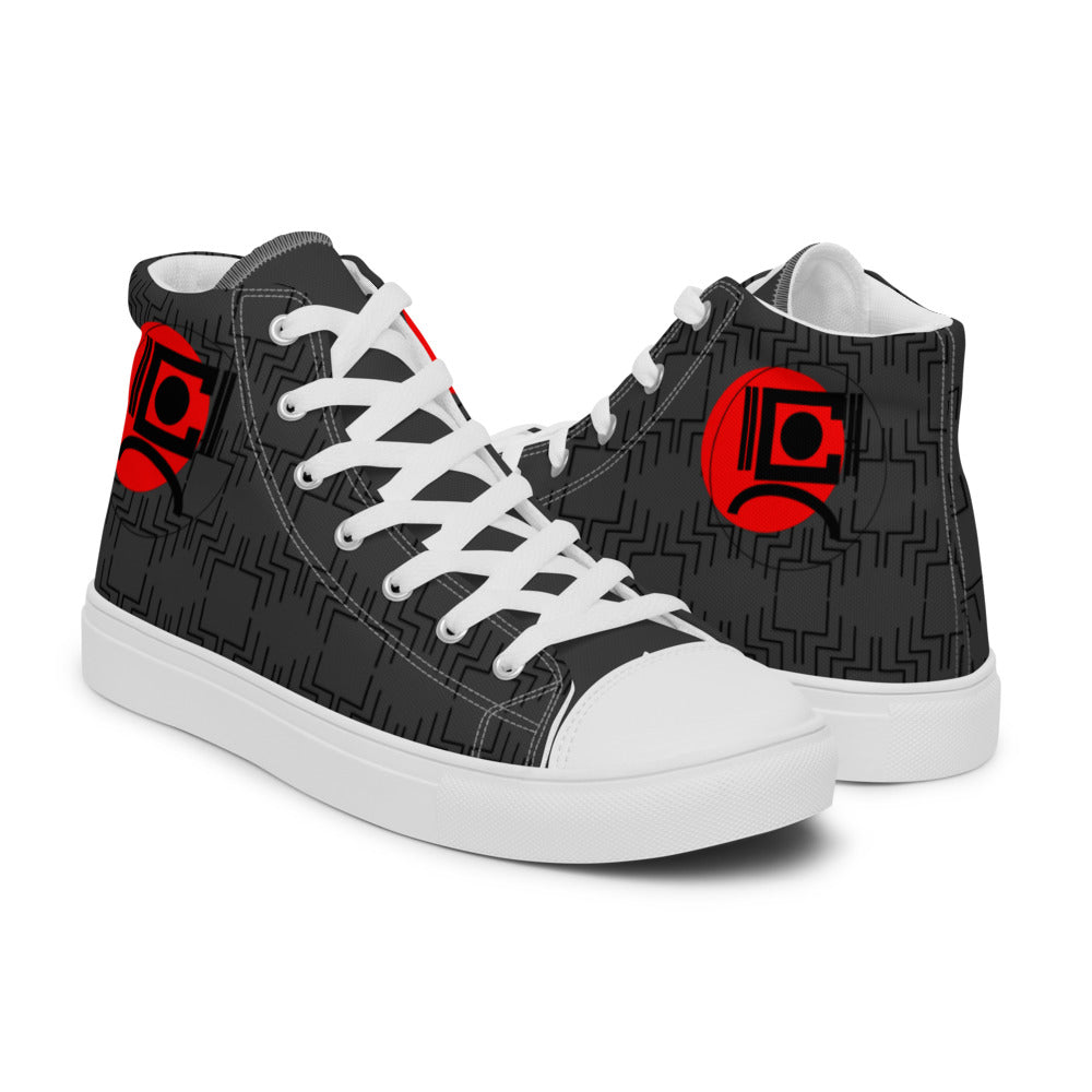 Origen Destination |On-Arrival Point of Origen Men’s Signature high top canvas shoes