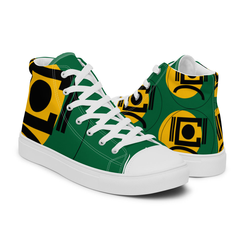 Origen Destination |On-Arrival Point of Origen Signature Men’s high top canvas shoes