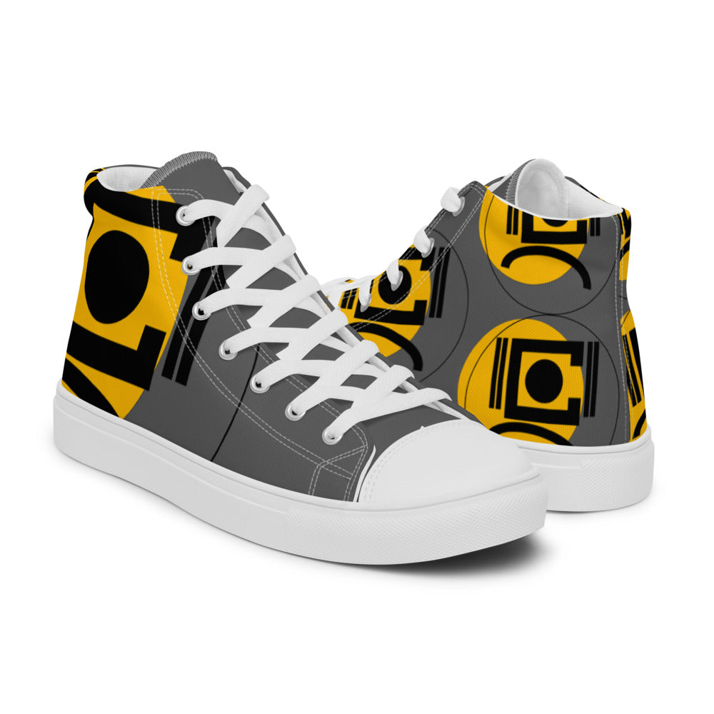Origen Destination |On-Arrival Point of Origen Signature Men’s high top canvas shoes