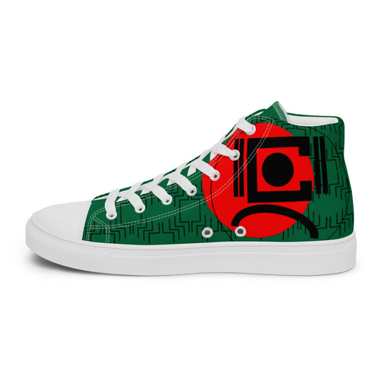 Origen Destination |On-Arrival Point of Origen Men’s Signature high top canvas shoes