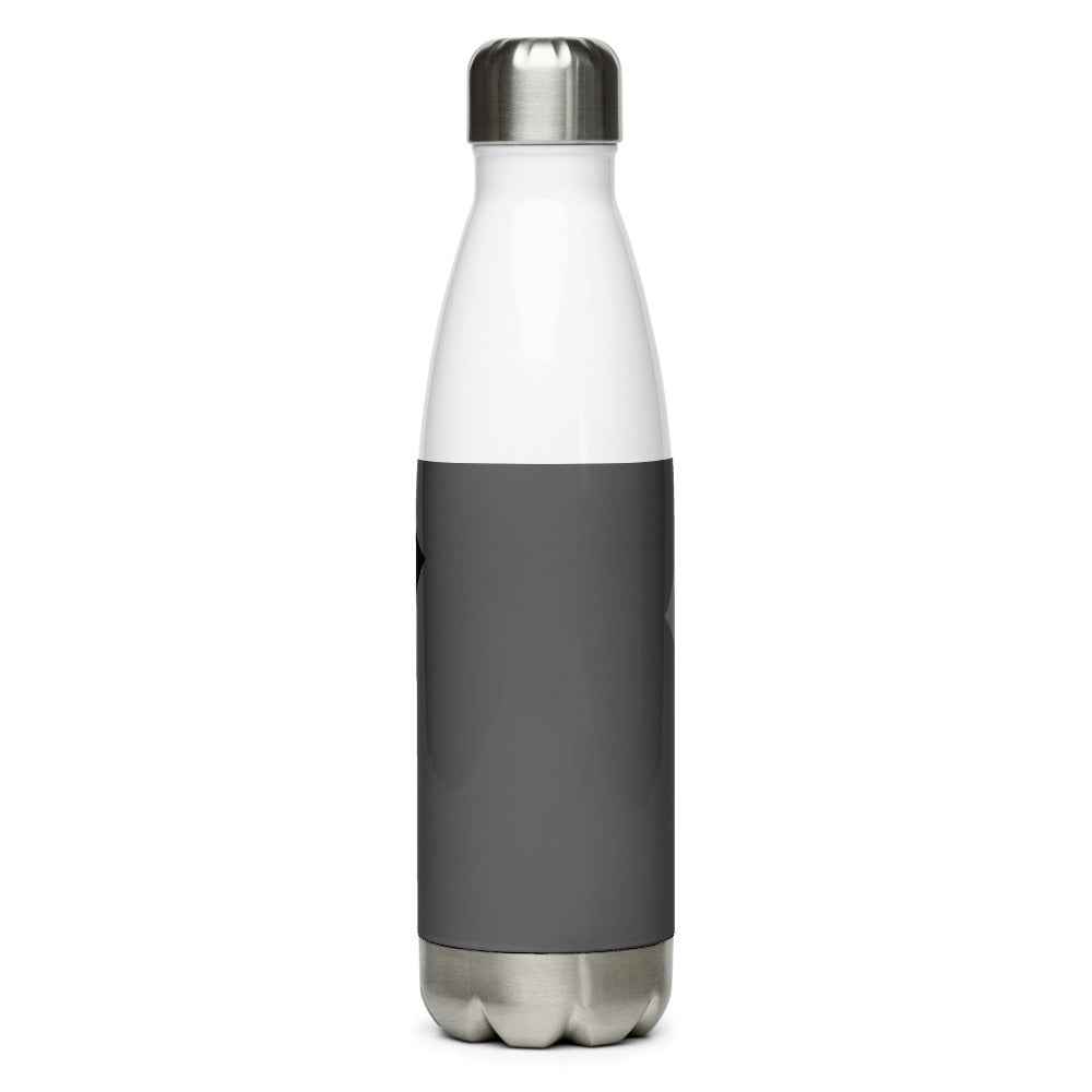 Origen Destination On-Arrival Point of Origen Symbol-inspired Gray Stainless Steel Water Bottle