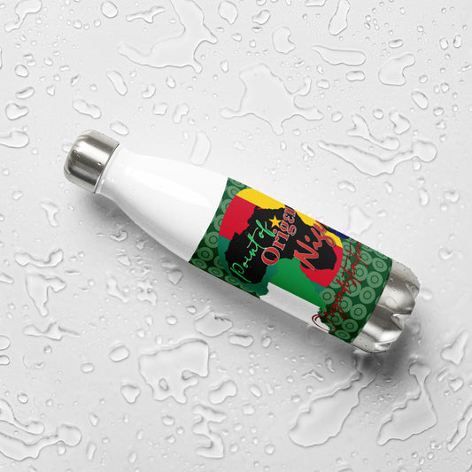 Origen Destination On-Arrival Point of Origen Nigeria Stainless Steel Water Bottle