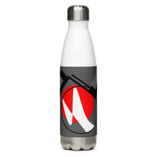 Origen Destination On-Arrival Point of Origen Symbol-inspired Gray Stainless Steel Water Bottle