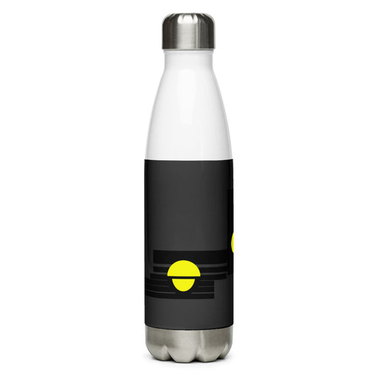 Origen Destination On-Arrival Point of Origen Symbol-inspired Grey/Yellow Stainless Steel Water Bottle